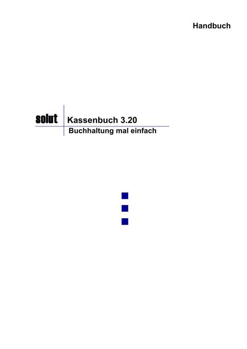 Kassenbuch Handbuch Seite 1