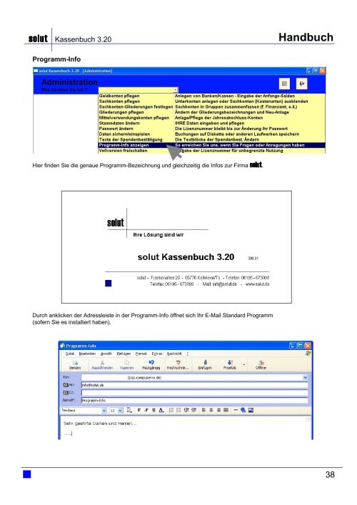 Kassenbuch Handbuch Seite 38